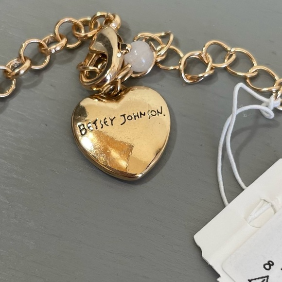 NWT BETSEY JOHNSON STRAWBERRY COLLAR NECKLACE RED/PINK/GOLD - Picture 8 of 8